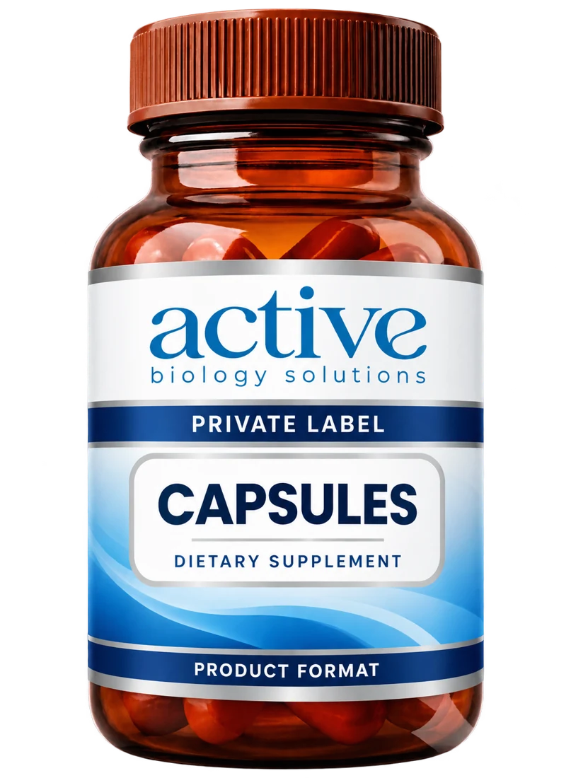 ABS-branded capsules product mockup